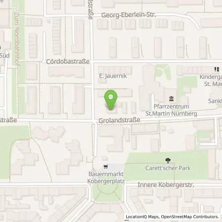 Standortübersicht der Tankstelle Supol-Tankstelle in 90408 Nürnberg