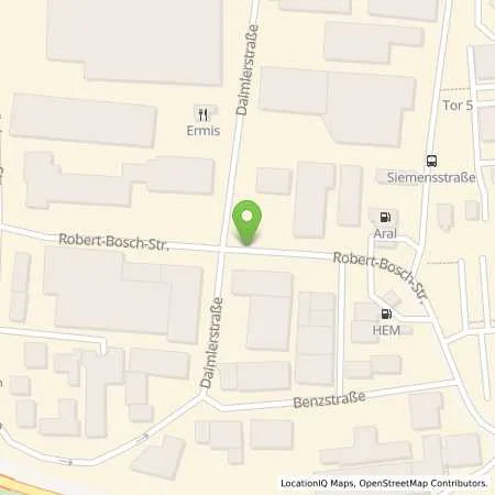 Standortübersicht der Tankstelle Autohaus Griebel GmbH in 71701 Schwieberdingen