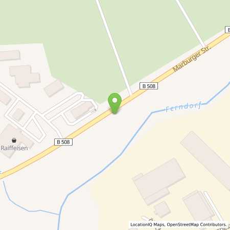 Standortübersicht der Autogas (LPG) Tankstelle: Raiffeisen-Markt und Tankstelle Kreuztal in 57223, Kreuztal-Ferndorf