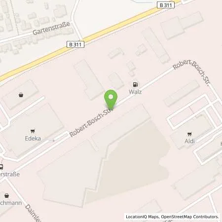 Standortübersicht der Tankstelle Firma Walz, Inh. A. Zahler in 88499 Riedlingen