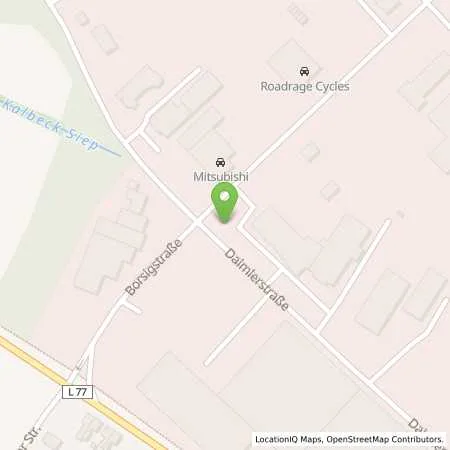 Standortübersicht der Tankstelle Auto Elbers GmbH in 47574 Goch