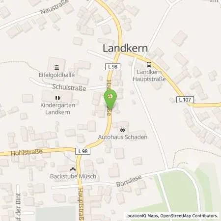 Standortübersicht der Tankstelle Autohaus Olmar Schaden in 56814 Landkern