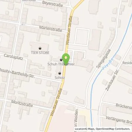 Standortübersicht der Tankstelle Krafthand Verwaltungs AG in 08451 Crimitschau