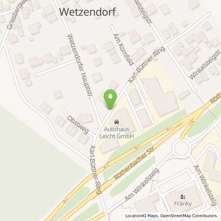 Standortübersicht der Autogas (LPG) Tankstelle: Autohaus Leicht GmbH in 91207, Lauf-Wetzendorf