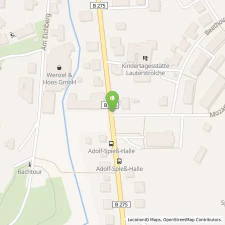 Standortübersicht der Tankstelle Günther-Tank GmbH /bft Tankstelle in 36341 Lauterbach