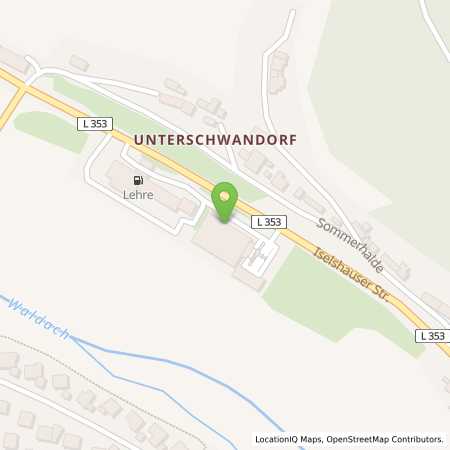 Standortübersicht der Autogas (LPG) Tankstelle: BFT Tankstelle Lehre in 72221, Haiterbach, OT Unterschwandorf
