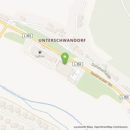 Standortübersicht der Tankstelle BFT Tankstelle Lehre in 72221 Haiterbach, (Unterschwandorf)