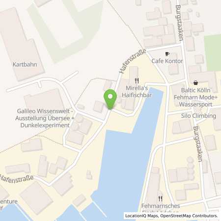 Standortübersicht der Autogas (LPG) Tankstelle: Johannsen Flüssiggas GbR in 23769, Fehmarn OT Burg