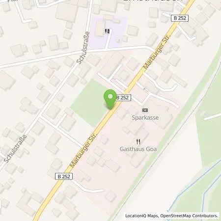 Standortübersicht der Tankstelle Burgwald Tankzentrum Marion Junk in 35099 Burgwald (Ernsthausen)