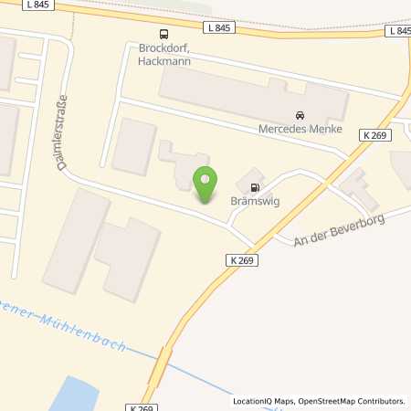 Standortübersicht der Autogas (LPG) Tankstelle: Brämswig GmbH in 49393, Lohne