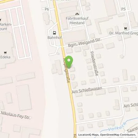 Standortübersicht der Tankstelle bft-Tankstelle Walther in 97447 Gerolzhofen