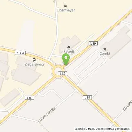 Standortübersicht der Tankstelle Autohaus Patzelt GmbH & Co. KG in 49170 Hagen a.T.W.