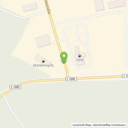 Standortübersicht der Tankstelle HEM Tankstelle in 07907 Schleiz