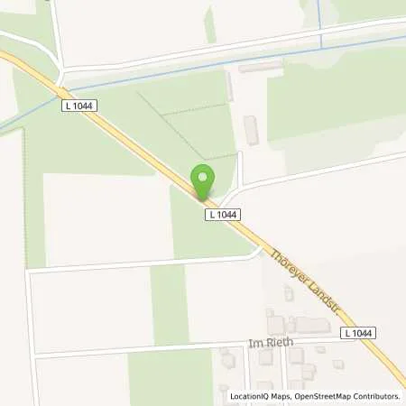 Standortübersicht der Tankstelle Tankstelle Bernd Ortlepp in 99334 Ichtershausen Thörey