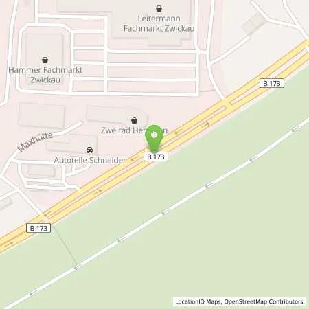 Standortübersicht der Tankstelle Weidlichs Autovermietung und -vertrieb in 08056 Zwickau