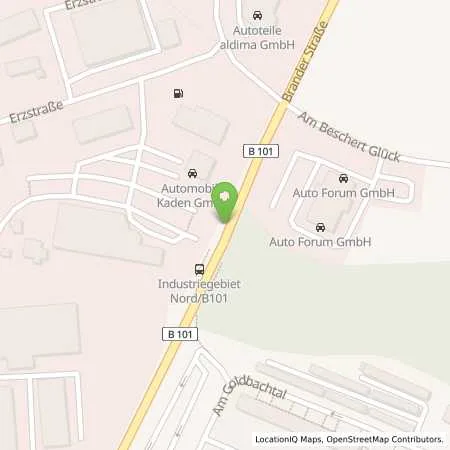 Standortübersicht der Tankstelle Peugeot-Autohaus Kaden in 09618 Brand-Erbisdorf