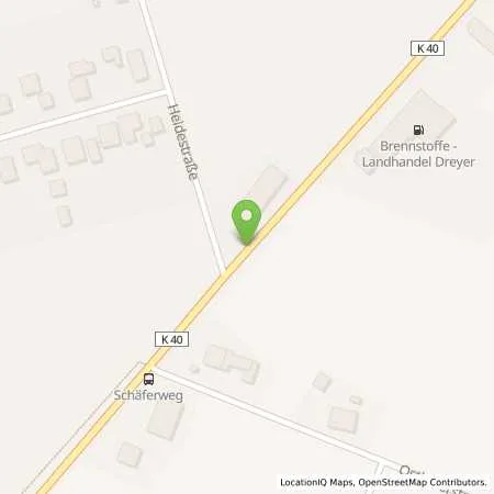 Standortübersicht der Tankstelle Brennstoffe und Landhandel in 32257 Bünde