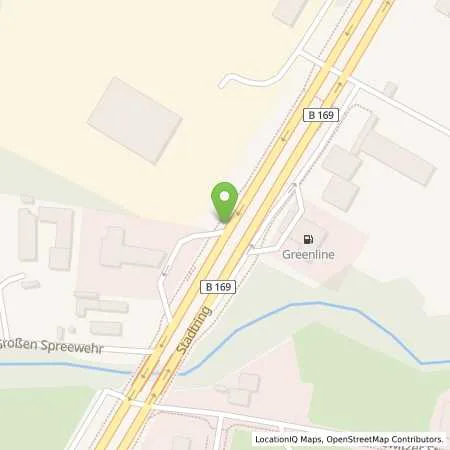 Standortübersicht der Tankstelle Energie Tankstelle Cottbus in 03042 Cottbus