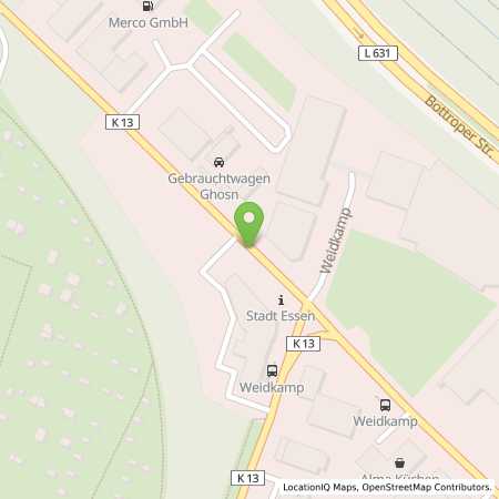 Standortübersicht der Autogas (LPG) Tankstelle: Merco GmbH in 45356, Essen