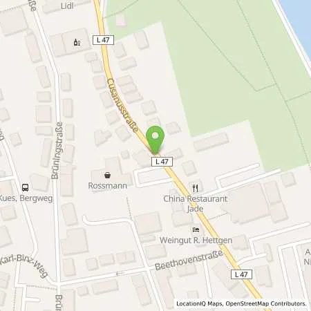 Standortübersicht der Tankstelle Maxgas GmbH in 54470 Bernkastel-Kues