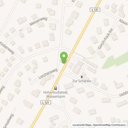 Standortübersicht der Tankstelle Total-Station Wilstermann in 25551 Hohenlockstedt