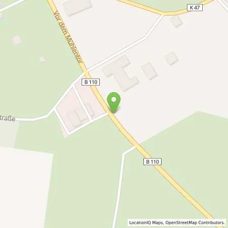 Standortübersicht der Tankstelle Nordoel Station Rieß in 17179 Gnoien