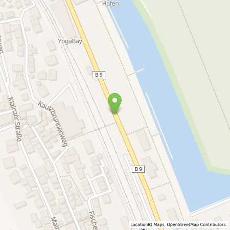 Standortübersicht der Tankstelle Flückel GmbH (Westfalen Autogas) in 55276 Oppenheim