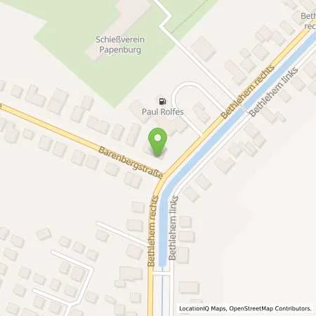 Standortübersicht der Tankstelle Rolfes Mineralöl GmbH in 26871 Papenburg