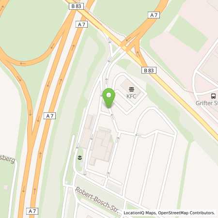 Standortübersicht der Autogas (LPG) Tankstelle: Lomo Autohof, Lorenz Mohr GmbH & Co. KG in 34302, Guxhagen