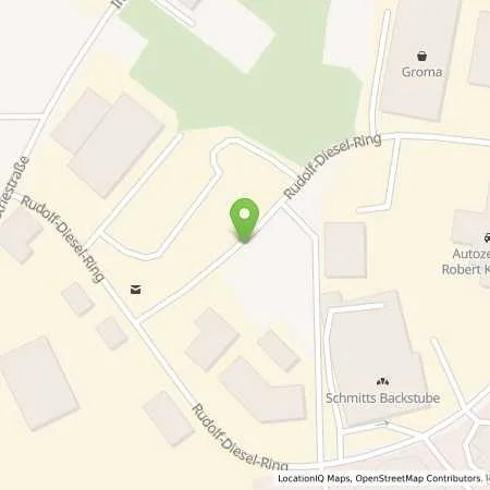 Standortübersicht der Tankstelle Autohaus Behrmann in 97616 Bad Neustadt