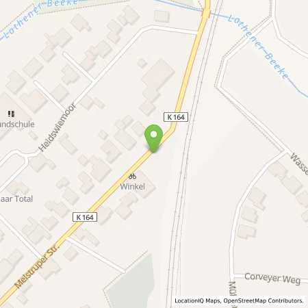 Standortübersicht der Tankstelle Rudolf Winkel Tankstelle / Kfz in 49762 Lathen