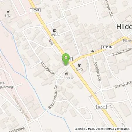 Standortübersicht der Tankstelle Autogastankstelle Jochen Gumpert in 36115 Hilders