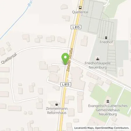 Standortübersicht der Tankstelle Autohaus Tönjes GmbH & Co. KG in 26340 Zetel Neuenburg