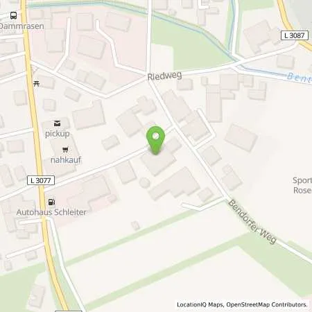 Standortübersicht der Tankstelle Tankstelle Autohaus Schleiter (Balzer Gas) in 35119 Rosenthal