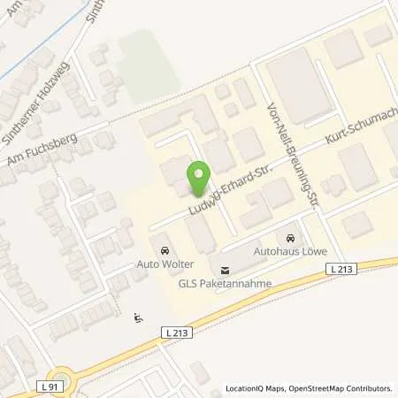 Standortübersicht der Tankstelle Auto Wolter in 50129 Bergheim Glessen