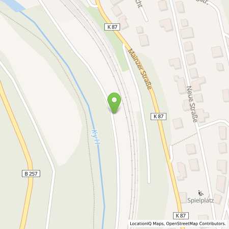 Standortübersicht der Autogas (LPG) Tankstelle: RSW-Tankshop / Raiffeisen-Service-Waren (Westfalen Autogas) in 54657, Badem