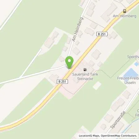 Standortübersicht der Tankstelle Sauerland Tank Steinaccker GbR (Balzer Gas) in 34508 Willingen (Usseln)