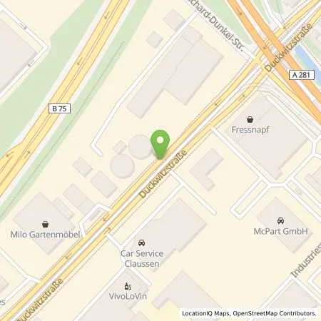 Standortübersicht der Tankstelle Taxi Roland GmbH in 28199 Bremen (Neustadt)