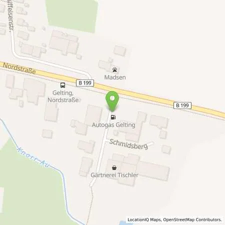Standortübersicht der Tankstelle Auto-Service Gelting in 24395 Gelting