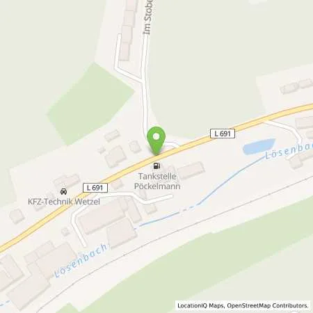 Standortübersicht der Tankstelle Freie Tankstelle Pöckelmann in 58509 Lüdenscheid