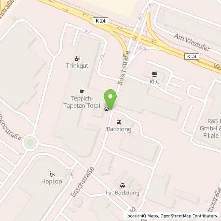 Standortübersicht der Tankstelle Freie Tankstelle Artur Badzoing GmbH & Co. KG in 50259 Pulheim