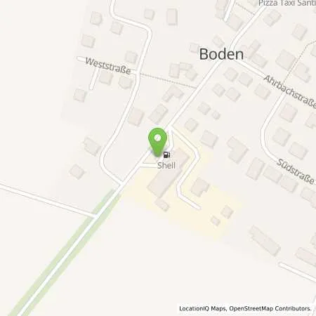 Standortübersicht der Tankstelle Shell Station Stamm in 56412 Boden