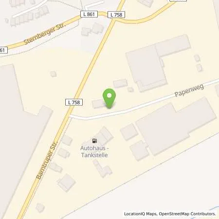 Standortübersicht der Tankstelle Autohaus Karl-Heinz Dröge in 32699 Extertal