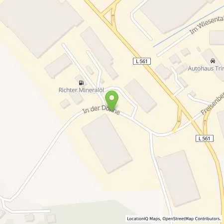 Standortübersicht der Tankstelle Clever Tanken Richter / Fa. Franz Richter in 58513 Lüdenscheid