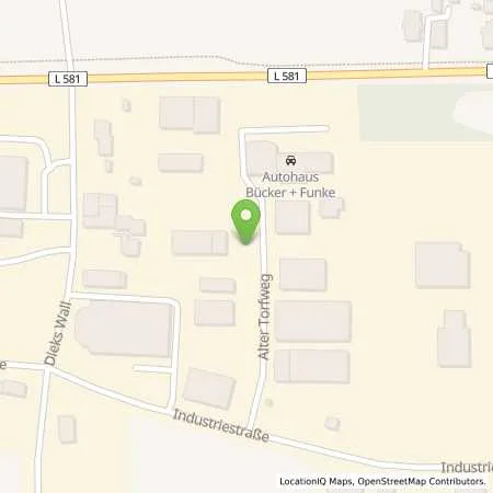 Standortübersicht der Tankstelle Autohaus Bücker + Funke (Suzuki) in 46342 Velen