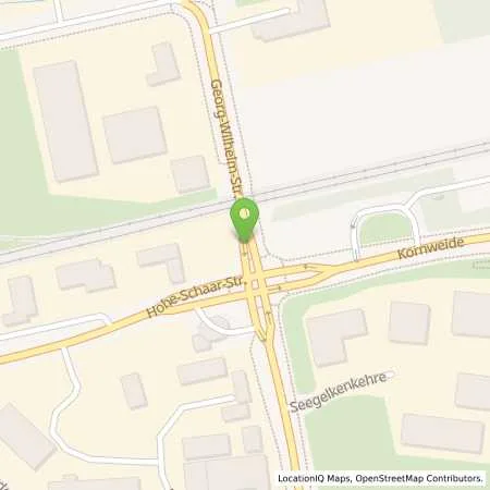 Standortübersicht der Tankstelle Hoyer Tanktreff Wilhelmsburg in 21107 Hamburg (Wilhelmsburg)