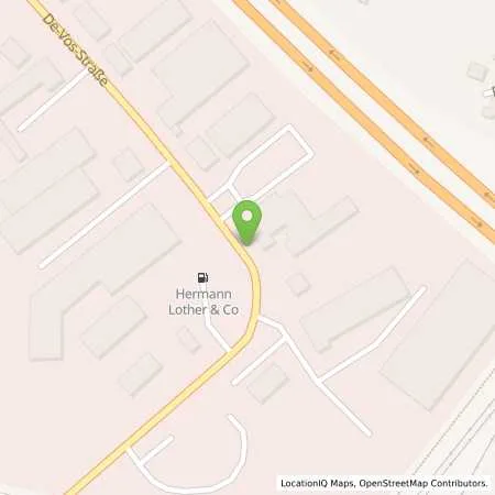 Standortübersicht der Tankstelle Lotherol Tankstelle in 25524 Itzehoe