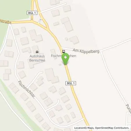 Standortübersicht der Tankstelle Benischke KG Renault - Nissan in 83471 Schönau am Königsee