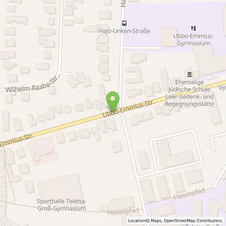 Standortübersicht der Tankstelle Autovermietung und Herz-Autovermietung Manfred Seichter in 26789 Leer