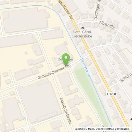 Standortübersicht der Tankstelle Freie Tankstelle + Autohaus Deininger GmbH in 72622 Nürtingen